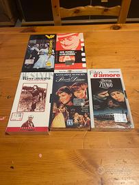 5 cassette VHS originali cinema italiano