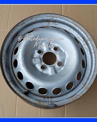 Cerchio in ferro 5,5 x 14 ALFA ROMEO 75 d'epoca