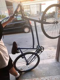 Bici graziella single speed blu