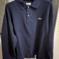 Polo LaCoste uomo manica lunga Taglia L.