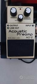 BOSS AD 2 PREAMP ACUSTICA