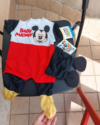 Vintage body+berretto Disney Babies Mickey
