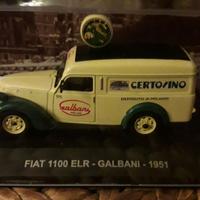 FIAT 1100 pubblicitario ELR - GALBANI - 1951 -