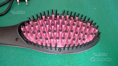Spazzola per capelli lisciante elettrica piastra