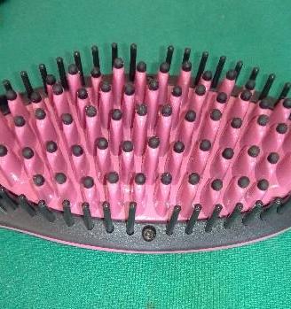 Spazzola per capelli lisciante elettrica piastra