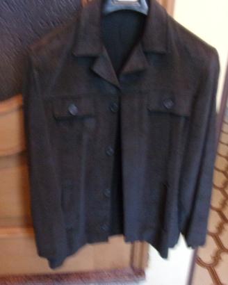 Elegante giacca uomo velluto nero M