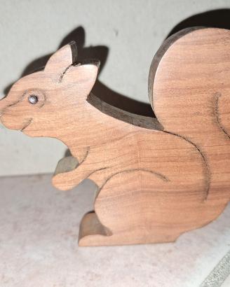 scoiattolo legno