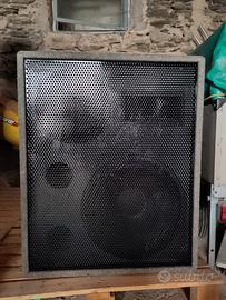 Cassa Artigianale da PA coni 10" e 15" + tweeter 