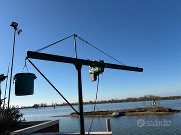 Gru a bandiera per barchini