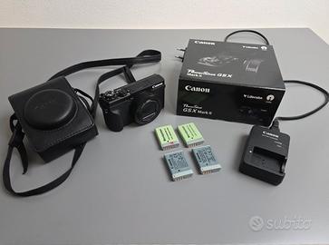 Canon PowerShot G5 X Mark II con 2 batterie