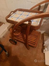 carrello porta vassoio 