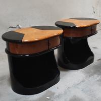 coppia comodini vintage