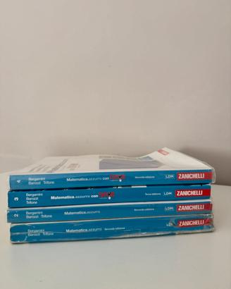 Set libri matematica azzurro