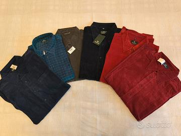 NUOVO - STOCK 6 Camice Velluto Taglia XXL