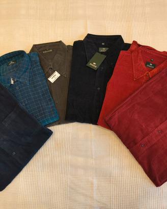 NUOVO - STOCK 6 Camice Velluto Taglia XXL