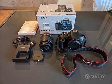 Canon EOS 2000D Kit 18-55mm IS II - Come nuova