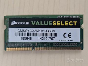 DDR3 4GB SODIMM - Corsair