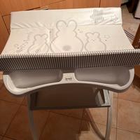 Fasciatoio BREVI per neonati con vasca bagnetto