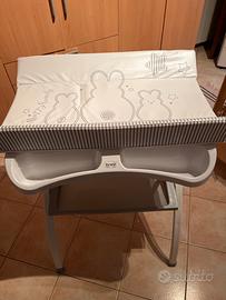 Fasciatoio BREVI per neonati con vasca bagnetto