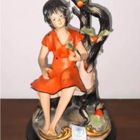 SCULTURA CAPODIMONTE SARTORI PORCELLANA DIPINTA A