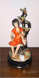 SCULTURA CAPODIMONTE SARTORI PORCELLANA DIPINTA A