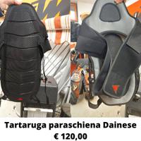TARTARUGA  PARASCHIENA  MARCA DAINESE .