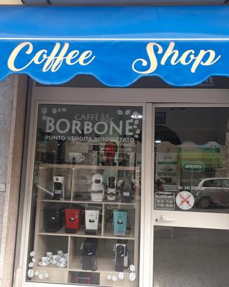 Negozio vendita di articoli inerenti al caffè