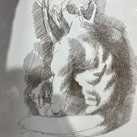 Corrado cagli litografia quadro