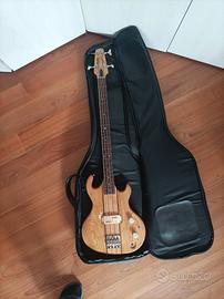 Basso Aria Pro II fretless anni 80 customizzato
