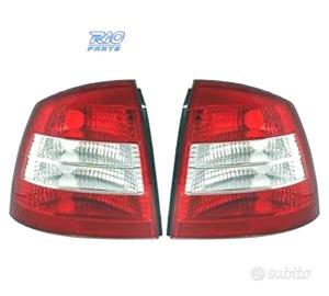 FANALI OPEL ASTRA G 3P 5P 97-04 LED ROSSO CROMATO