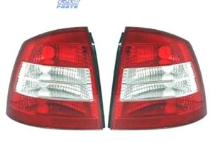 FANALI OPEL ASTRA G 3P 5P 97-04 LED ROSSO CROMATO