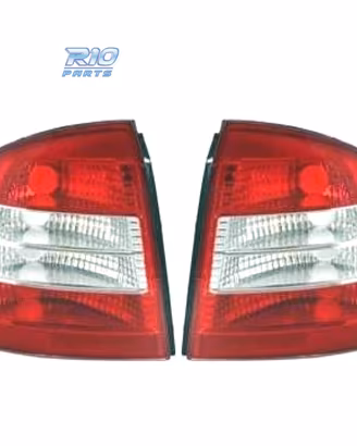 FANALI OPEL ASTRA G 3P 5P 97-04 LED ROSSO CROMATO