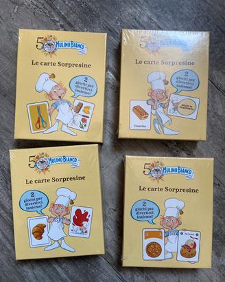 Le carte sorpresine mulino bianco clementoni