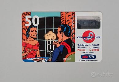 Scheda telefonica TIM - Mandrake e Narda