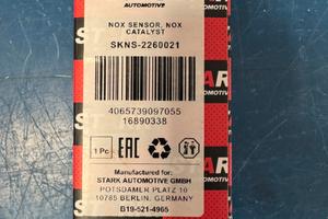 Sonda Sensore NOX Per Citroën e Renault