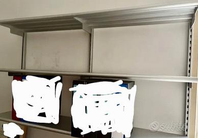 libreria ikea dirigent vintage alluminio