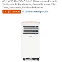 condizionatore portatile ideale per camper 