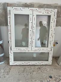 FINESTRA NUOVA IN PVC ALUPLAST - 104 x 130 cm