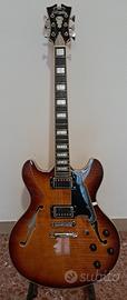 D'Angelico Premier DS Dark Iced Tea Brust