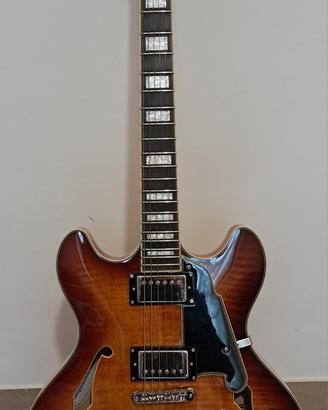 D'Angelico Premier DS Dark Iced Tea Brust