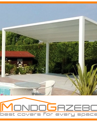 Pensilina 5x5 pompeiana gazebo nuovo certificato