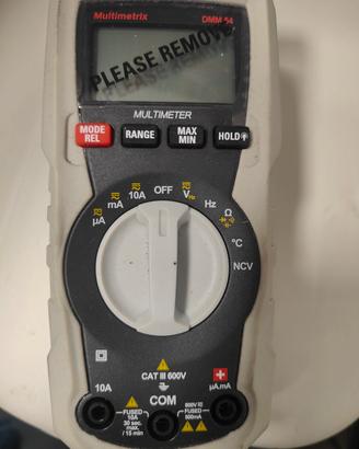 Tester Multimetro Digitale Multimetrix DMM 54