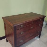 Como con ribalta in noce 