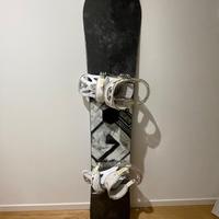 Snowboard burton bullet + attacchi custom