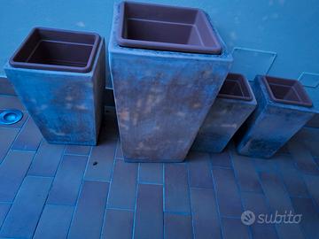 Set 5 vasi medio grandi terracotta 