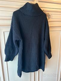 Maglione collo alto nero