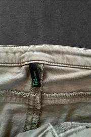 Pantaloni cargo Stile Benetton verde militare con