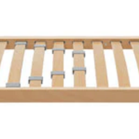 Letto legno, rete anatomica Dorsal con piedini