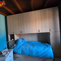 armadio a ponte , letto NON incluso