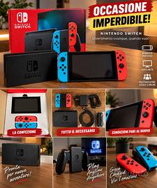 NINTENDO SWITCH V2, anno 2023. IMMACOLATA ✨